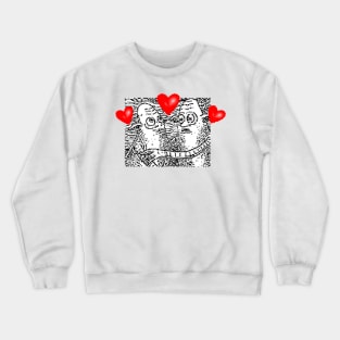 Aliens in love Crewneck Sweatshirt